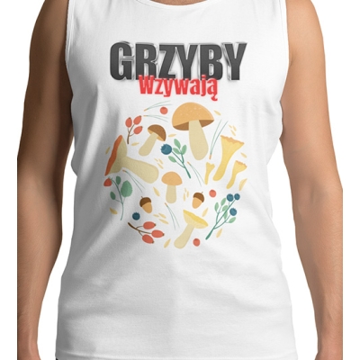 TANK TOP grzyby GRZYBY WZYWAJĄ